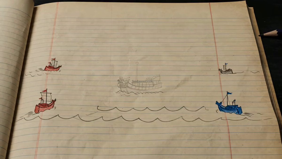 Hand-drawn Animated Naval Battle