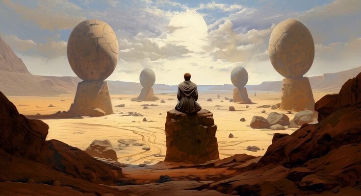 Meditating Jedi Animation