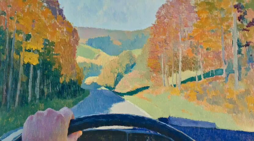 Midjourney Oil Painting Prompt (Driver's Hand)