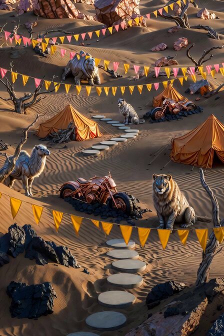 Futuristic Nomadic Dune Festival