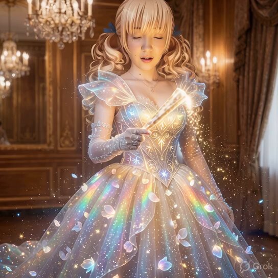 Magical Ball Gown Video Transformation