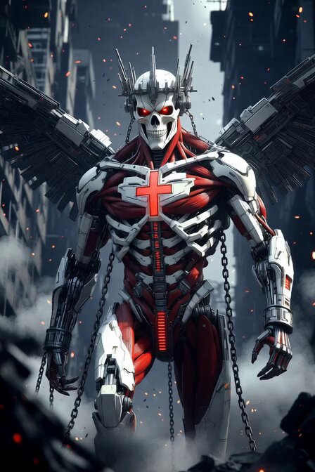 Cybernetic Skeleton Warrior Cinematic