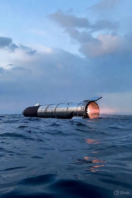 SpaceX Starship Ocean Speedboat