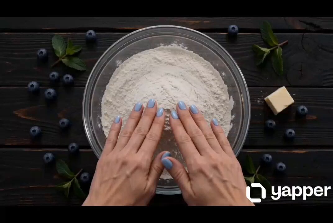 Blueberry Pie Baking Storyboard
