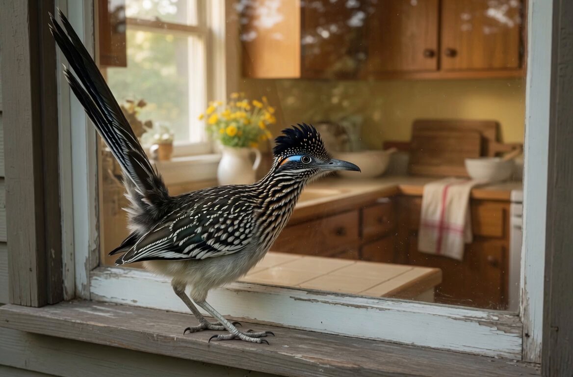 Road Runner Kitchen Window