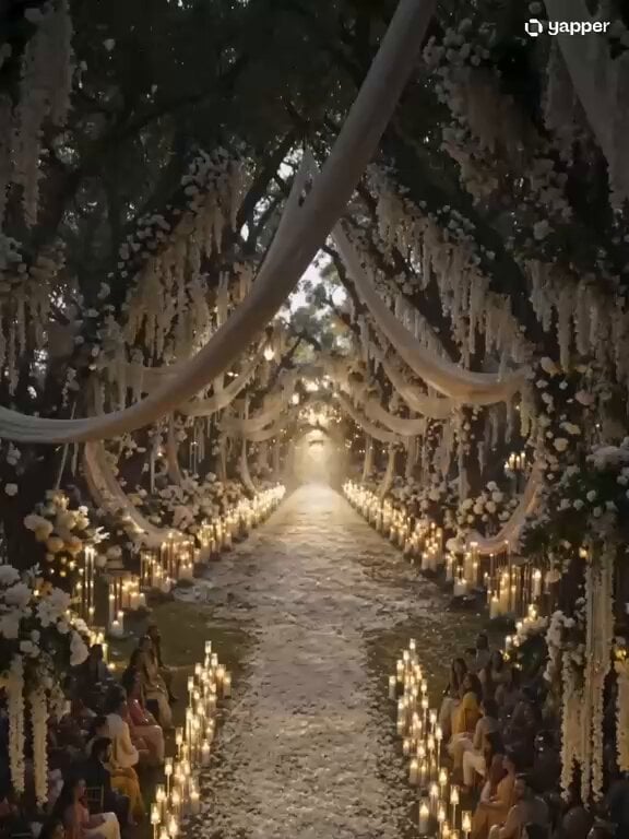 Ethereal Cathedral Forest Wedding