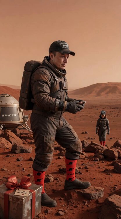 Cinematic Mars Space Pioneer
