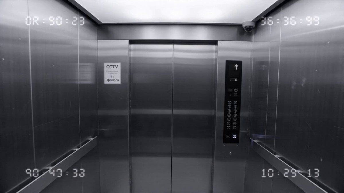 Elevator CCTV Glitch Horror