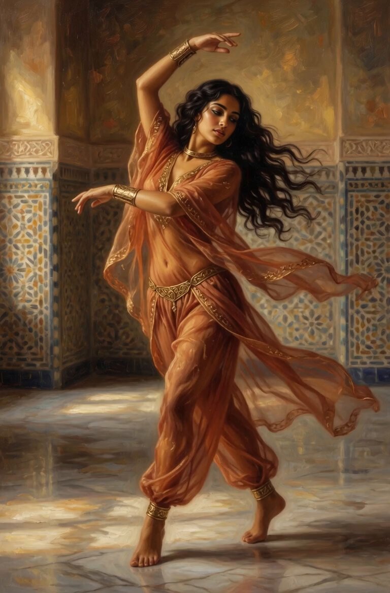 Terracotta Veil Dancer