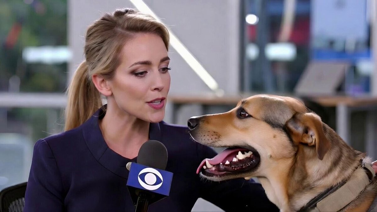 Realistic Dog News Interview
