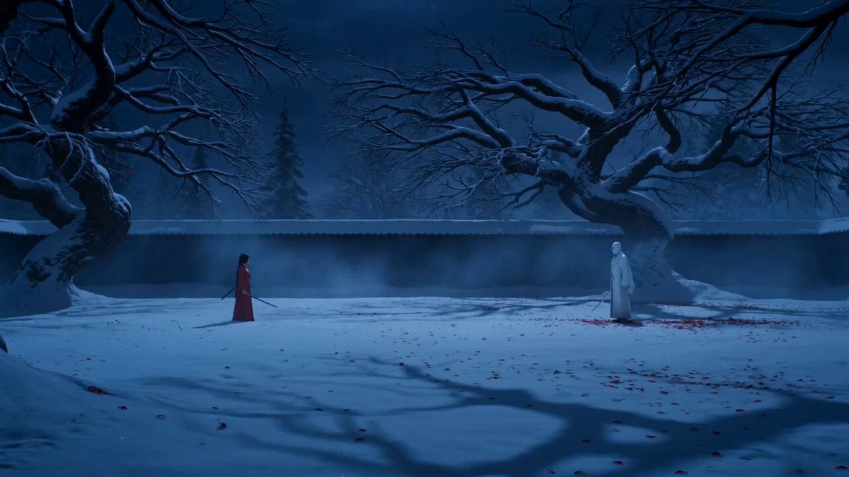 Kung-Fu Revenge Duel in Snowy Temple