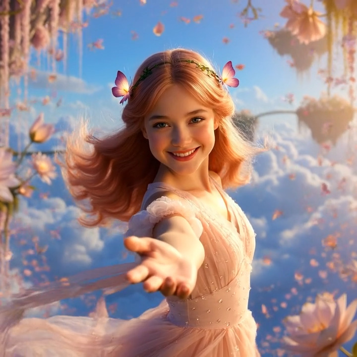 Floating Sky Garden Video Prompt