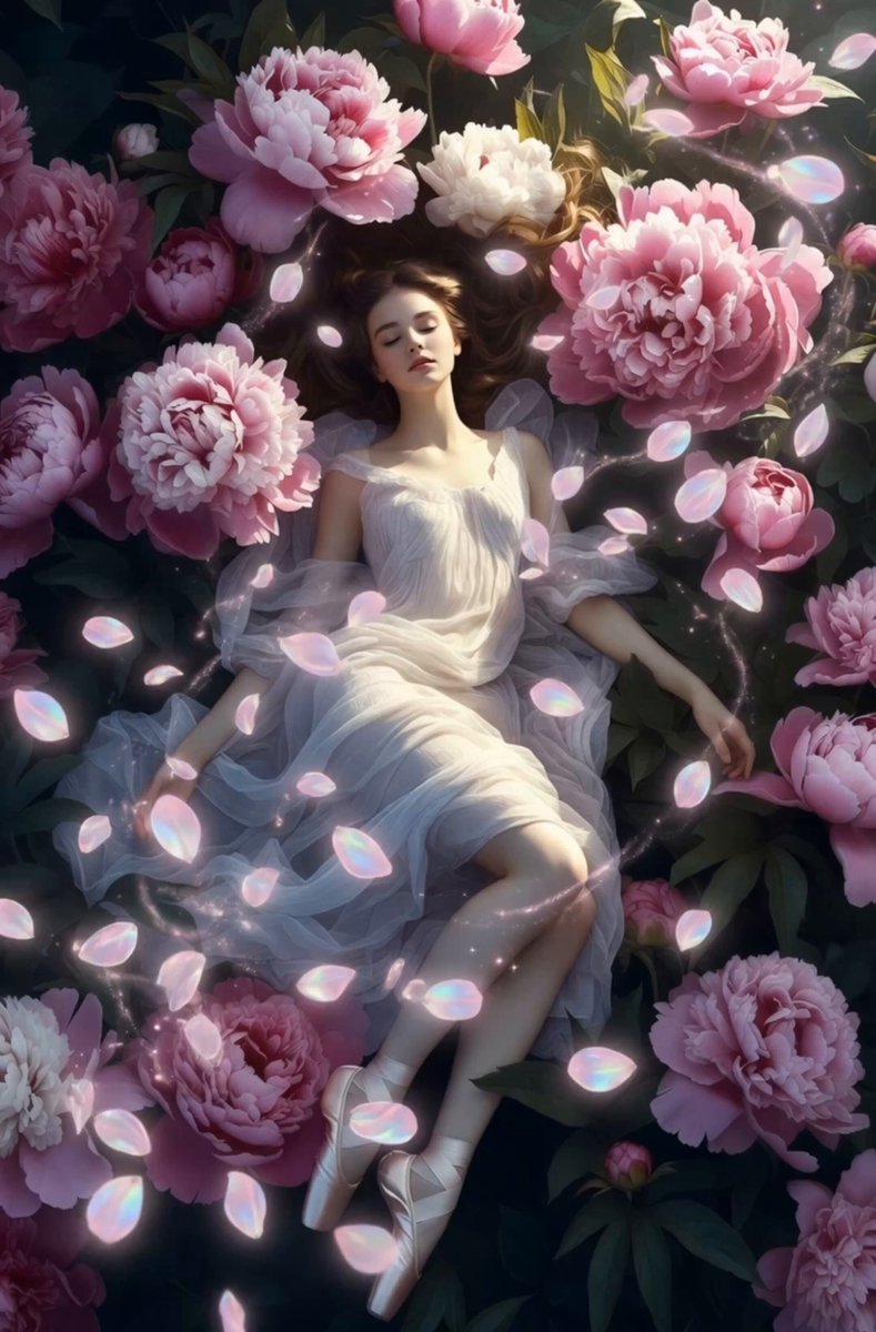 Soft Pink Peonies Dreamscape