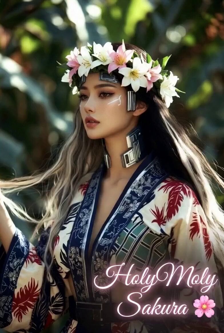 Hawaiian hula dance motion