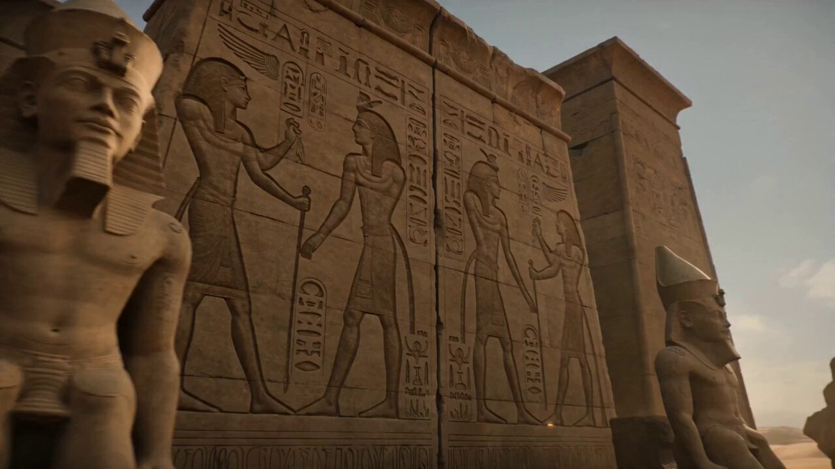 Pharaonic Pylon Gate Animation