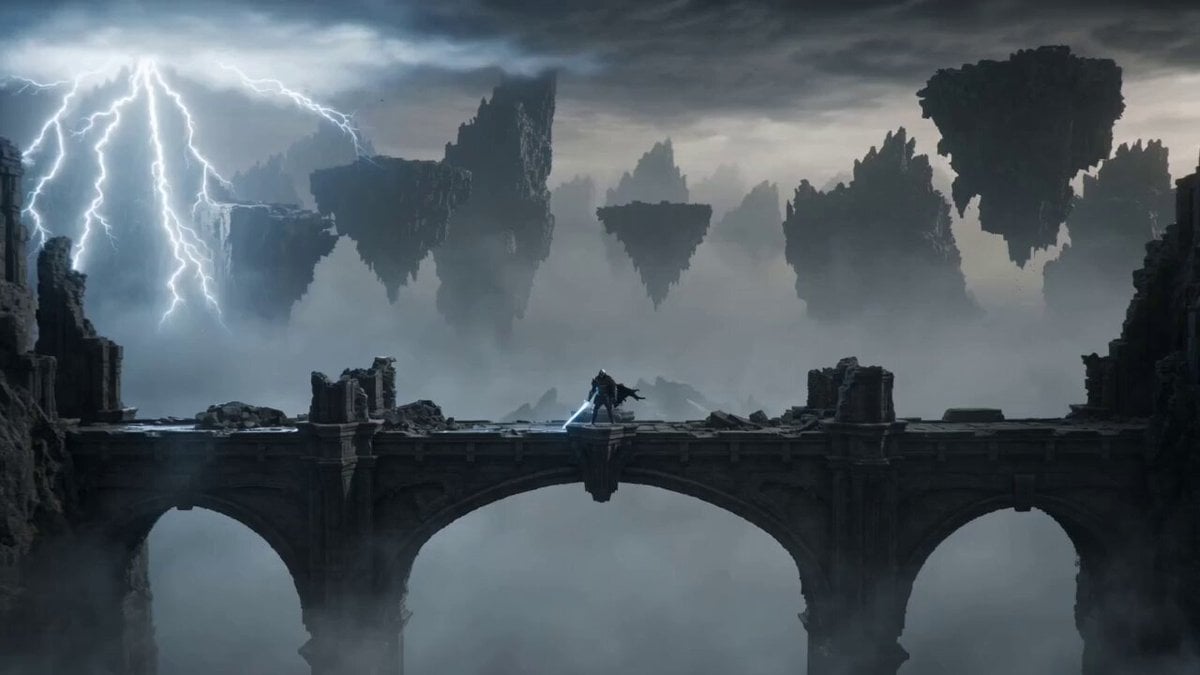 Knight vs Stone Titan Epic Battle