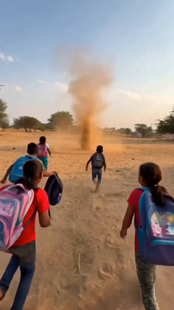 Dust Devil Playground Viral Video