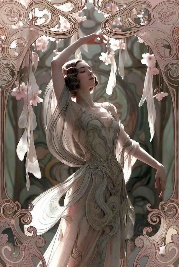 Art Nouveau Ballerina