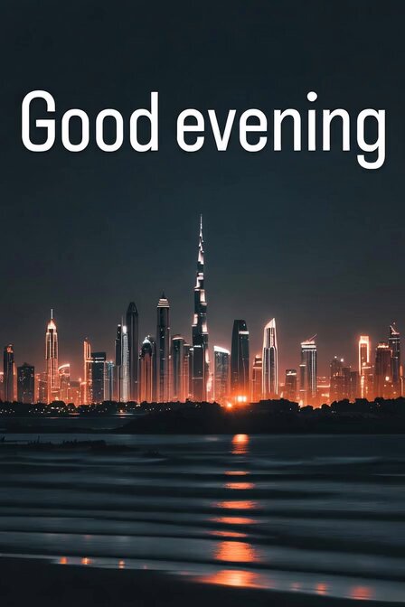Dubai Good Evening Cityscape