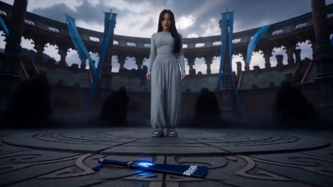 Blue Warrior Magical Transformation