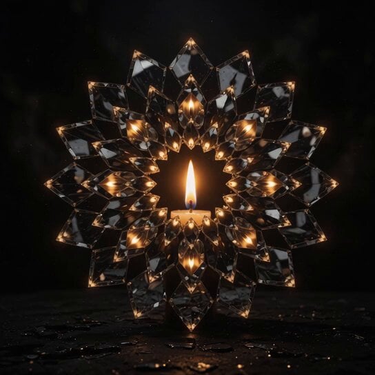 Candle Mandala Mirror Video