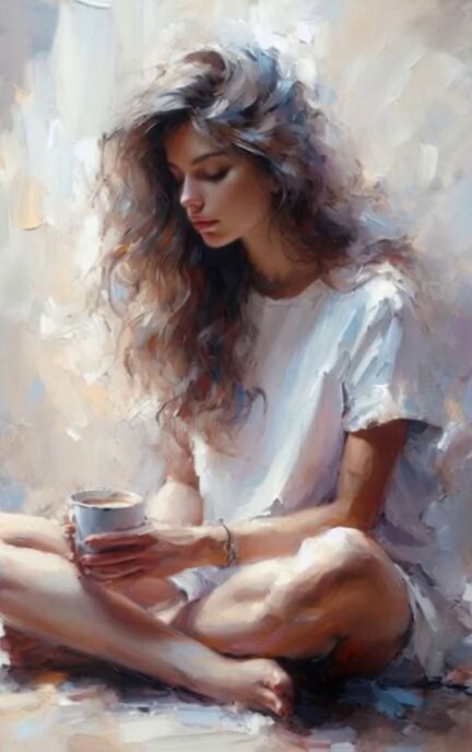 Justice Scale and Coffee