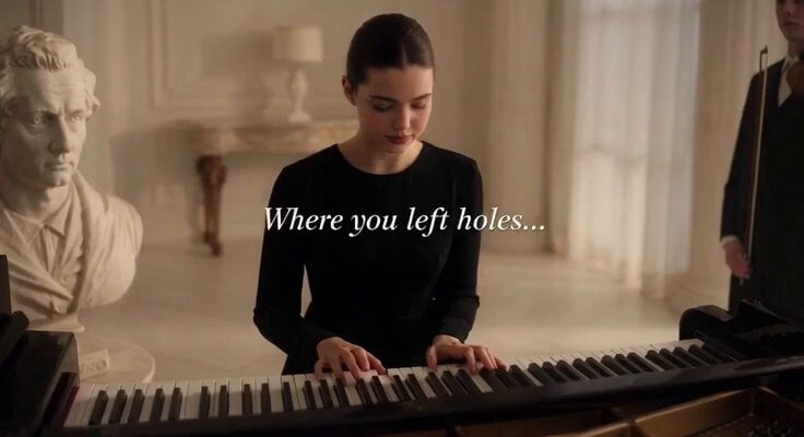 Cinematic Piano Room Commercial
