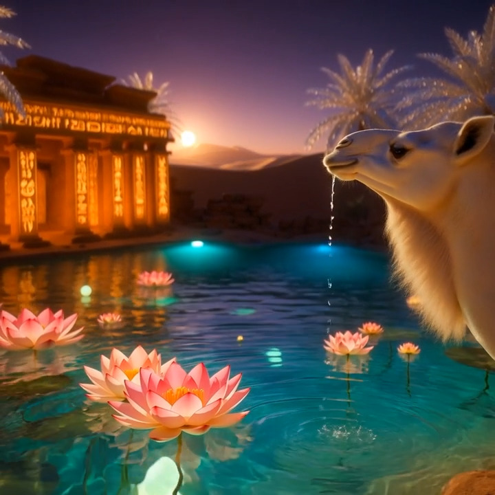 Desert Oasis Video Prompt
