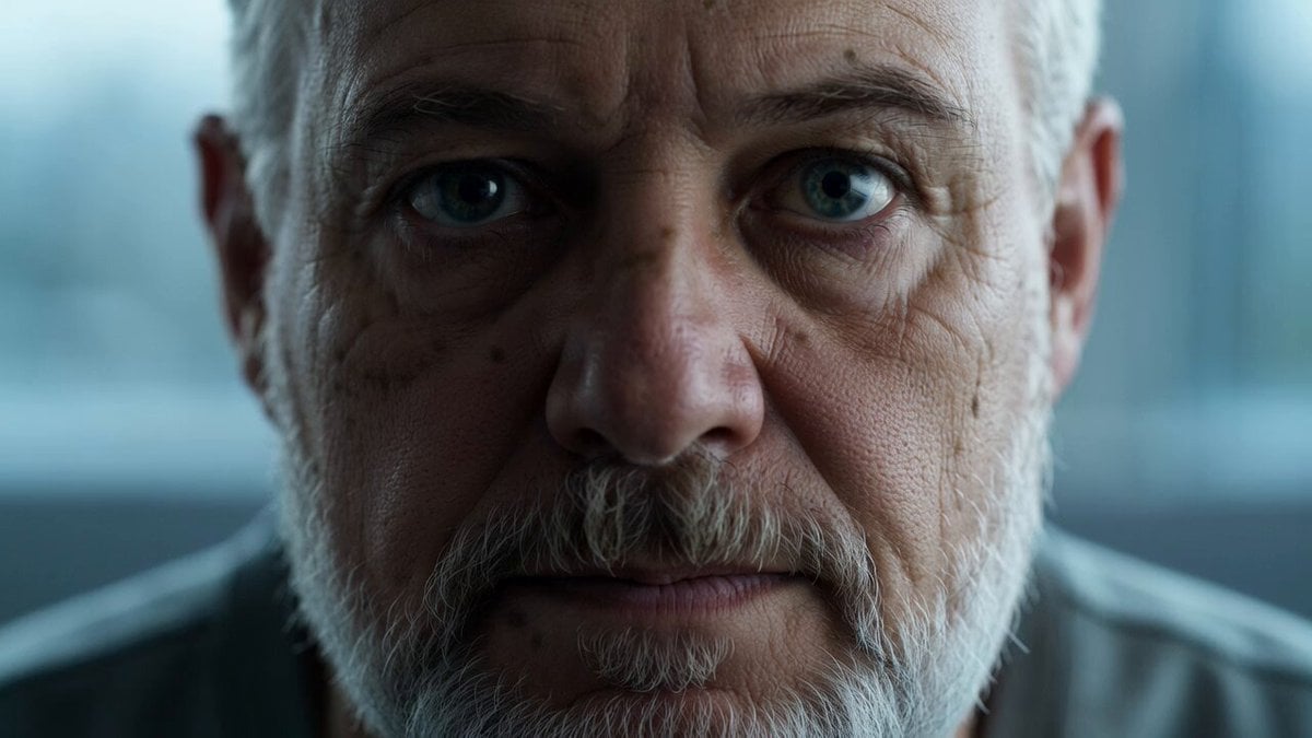 Reflective Elderly Man Documentary Portrait