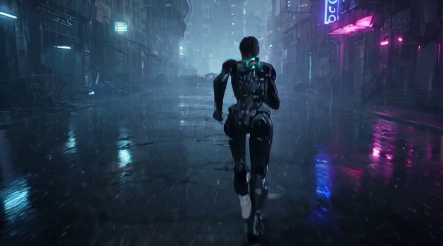 Cinematic Sci-Fi Action Short Video Prompt