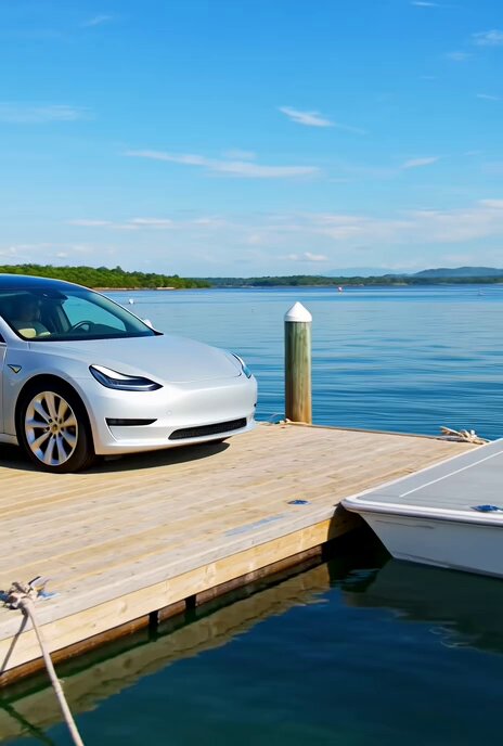 Tesla boat conversion video prompt