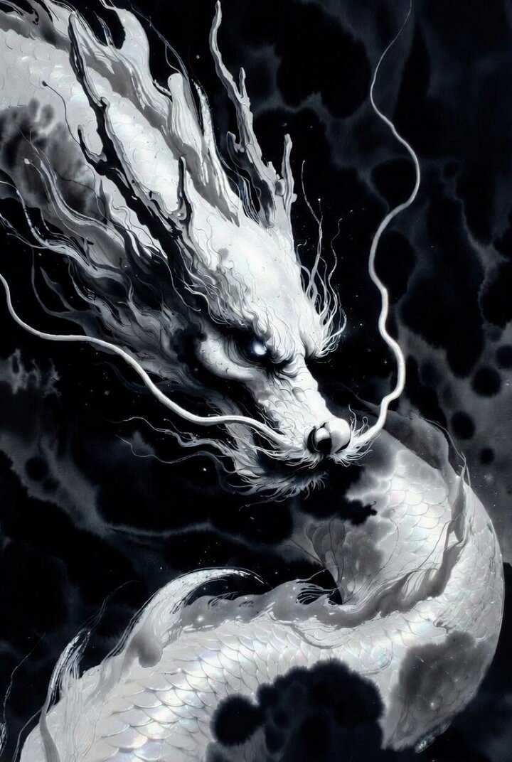 White Dragon April Blessing