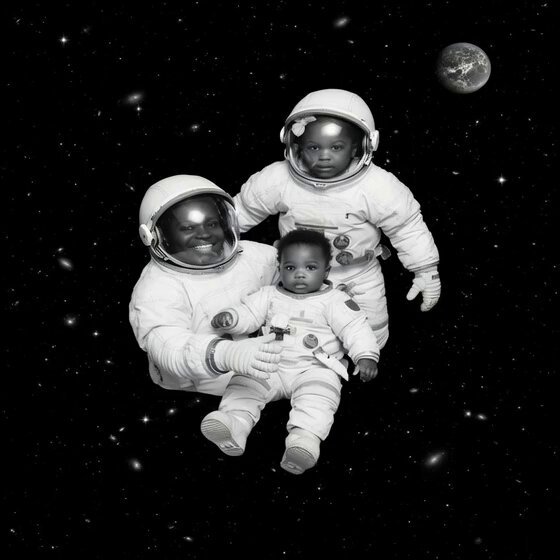 Floating in Space Flight