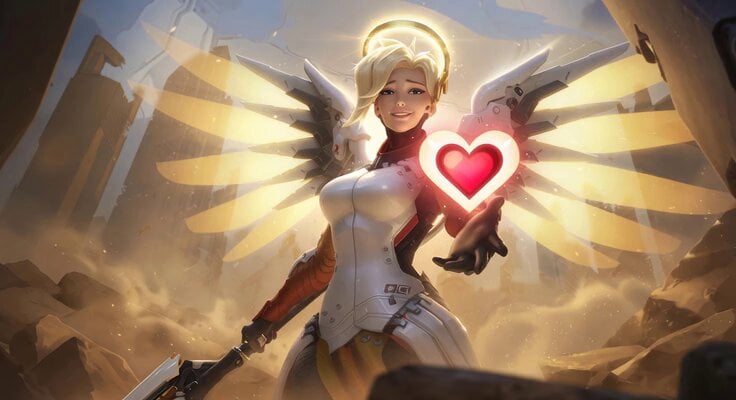 Overwatch Mercy Valkyrie Heart Video