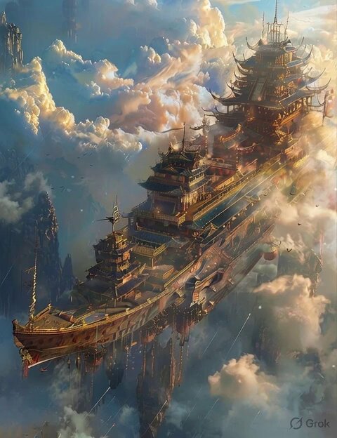 Floating Chinese Palace Ship