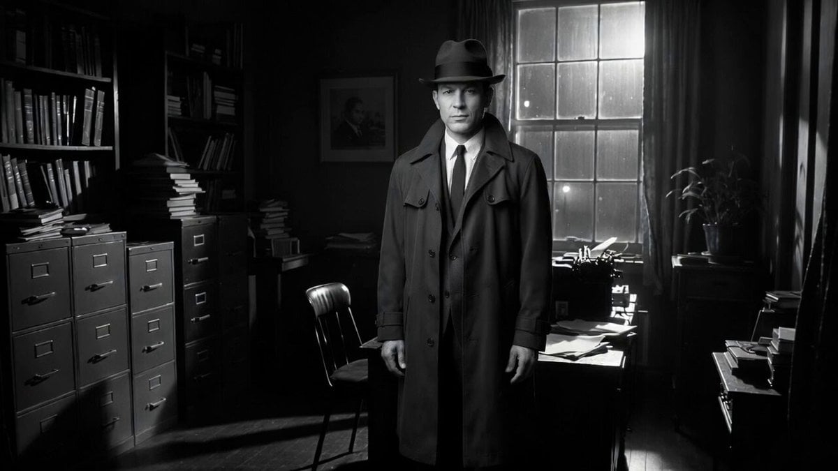 Detective Scene with Dialogue