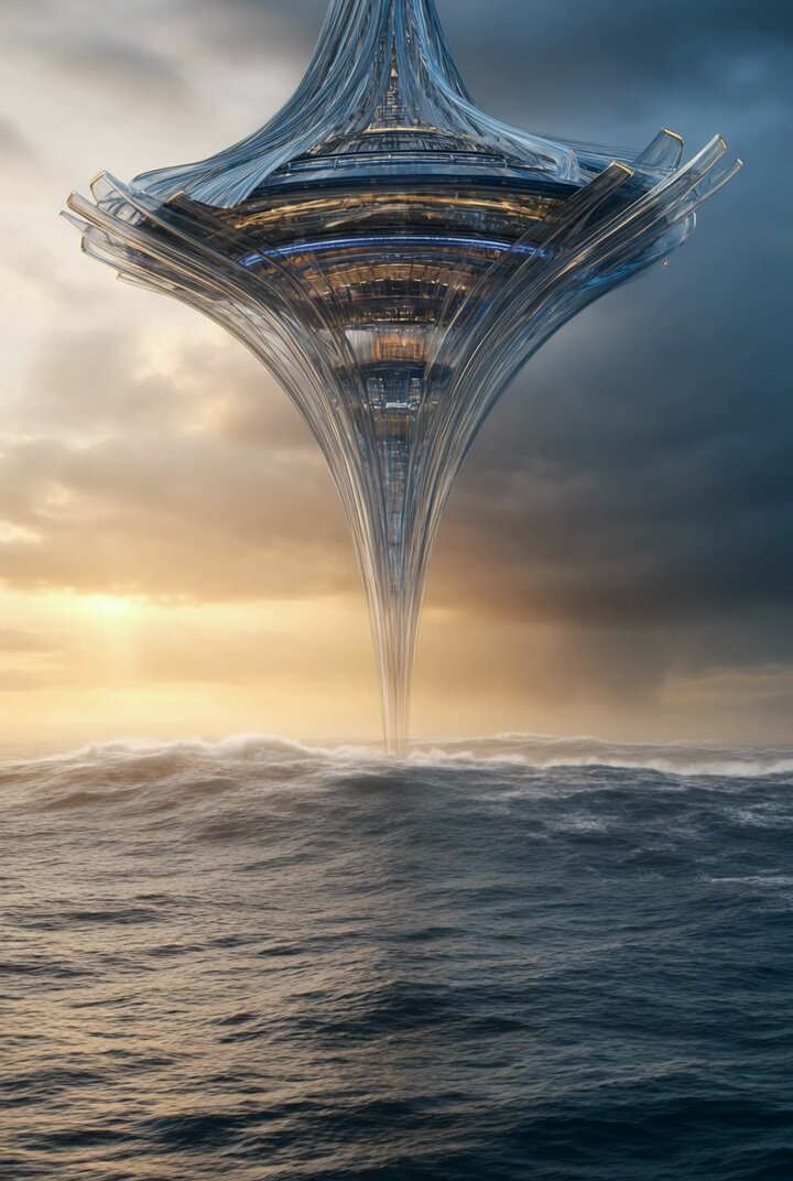 Colossal xAI Headquarters Cinematic Prompt