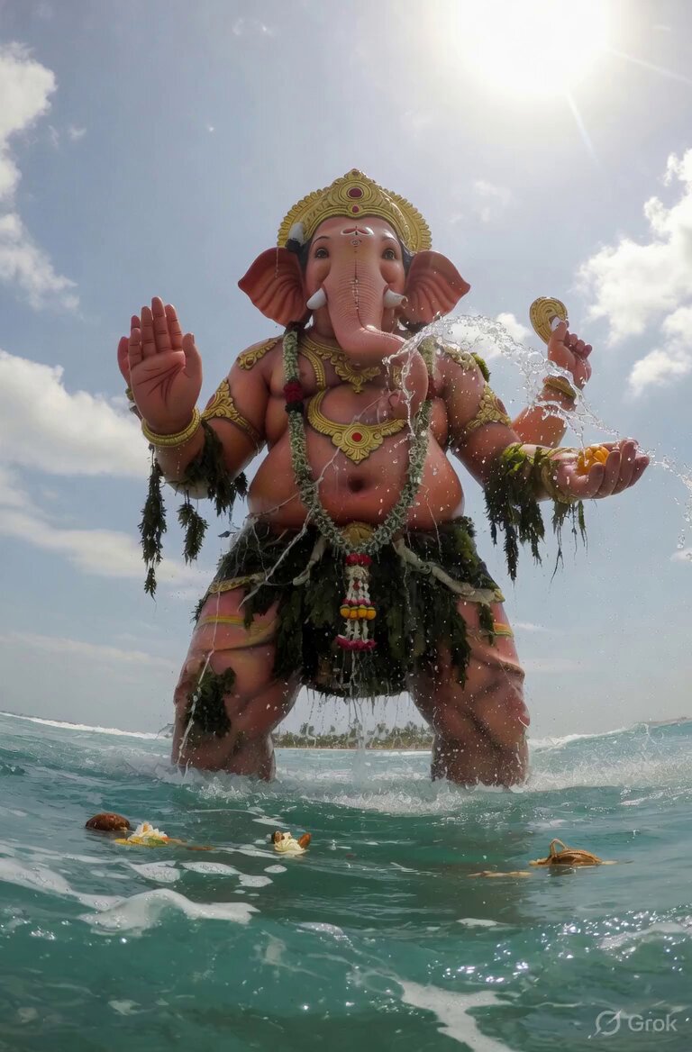 Ganesha Ocean POV Video