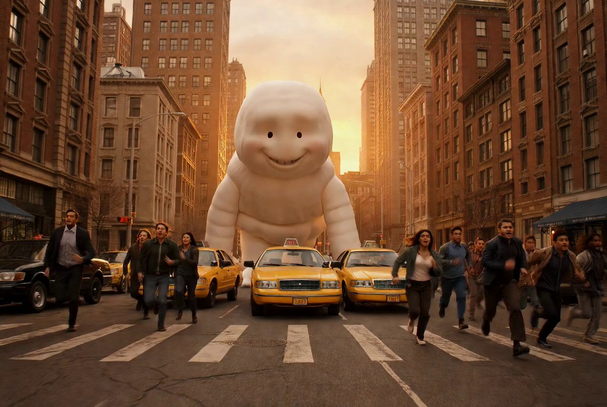 Ghostbusters Final Battle with Michelin Man