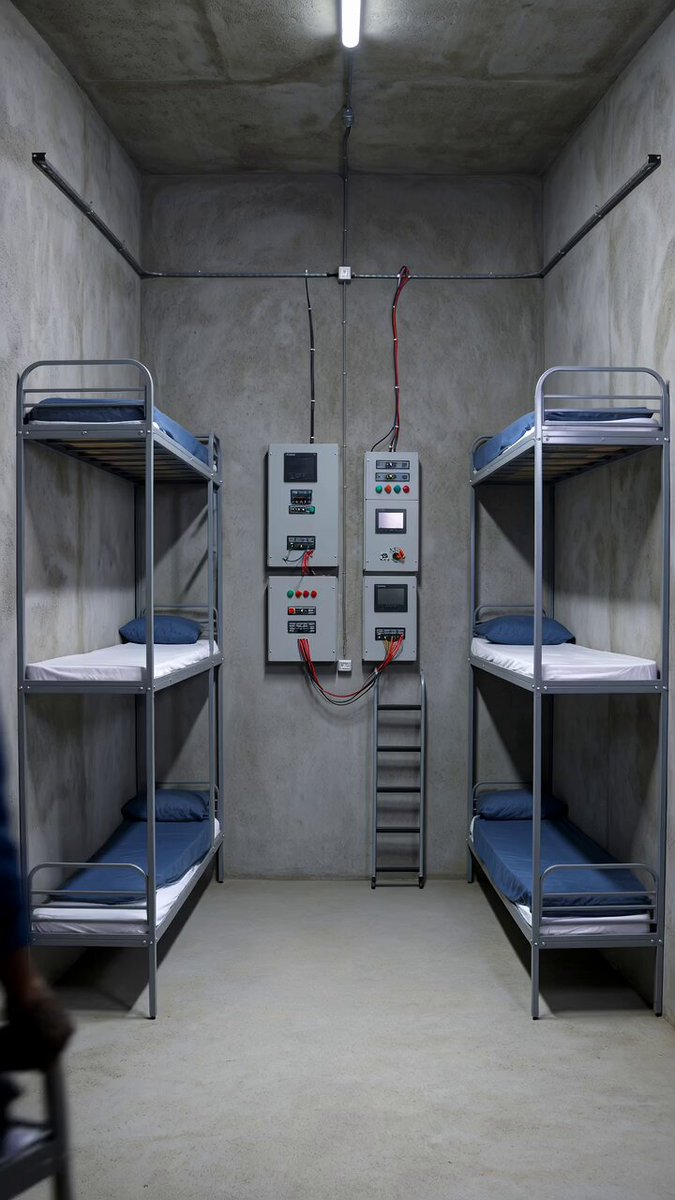 Staging Bunker Interior Timelapse Prompt