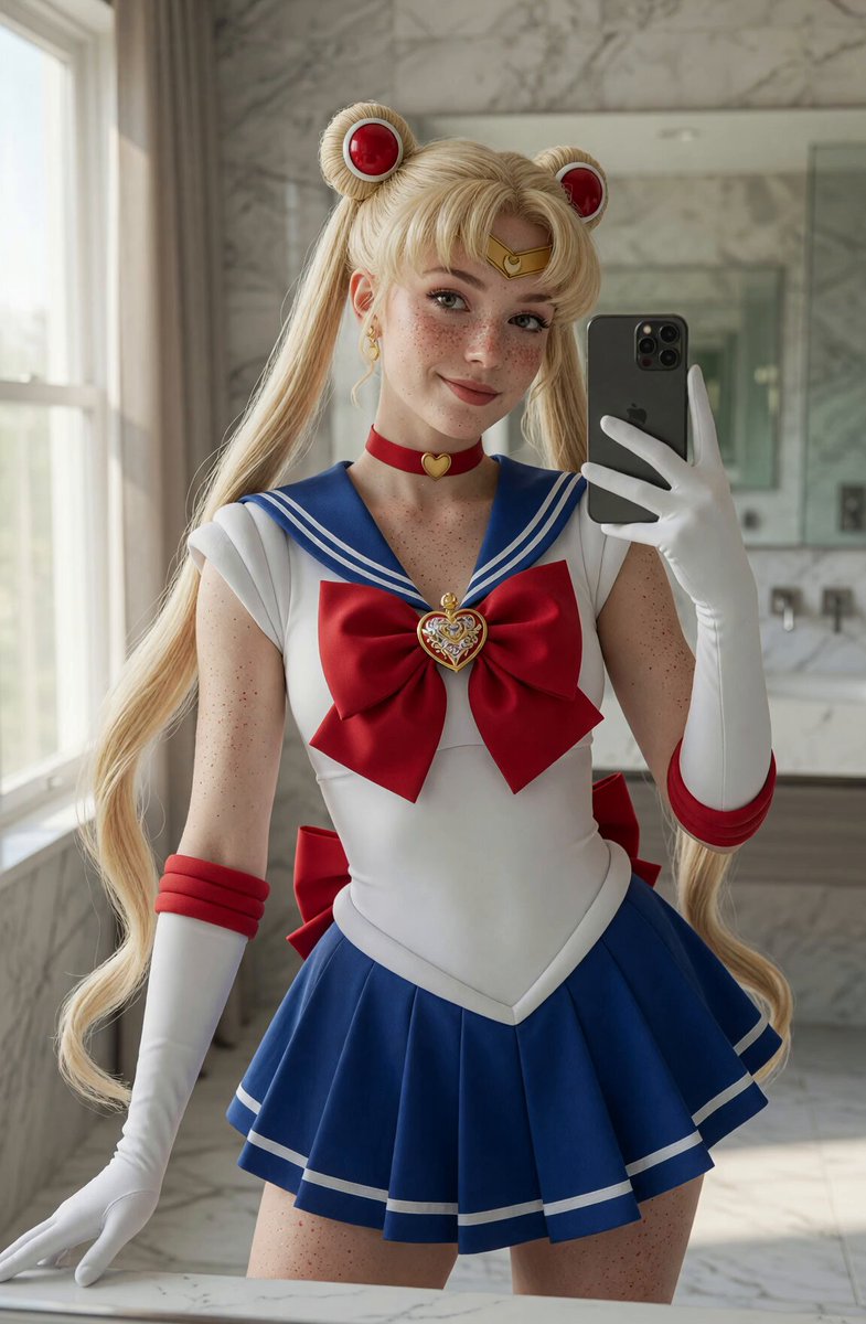 Sailor Moon Mirror Selfie Video