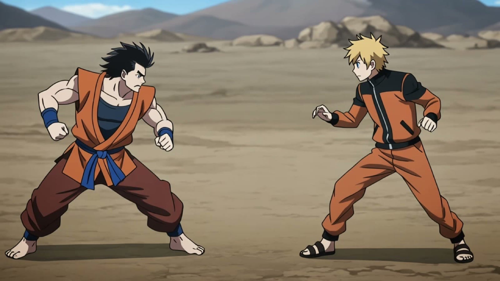 Goku vs. Naruto 2D Battle