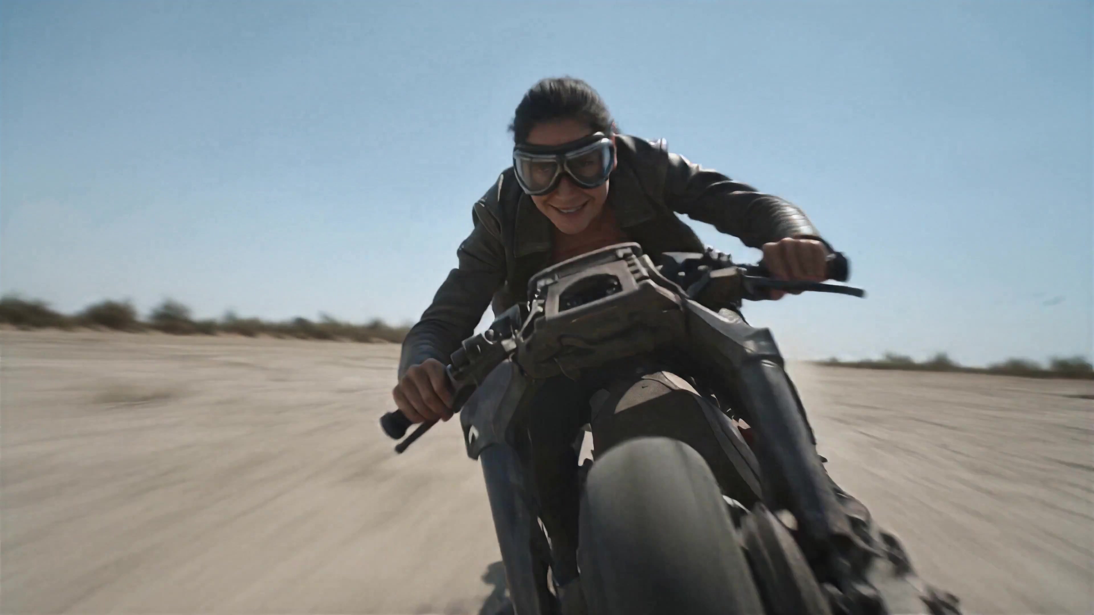 Walking Factory with Rebel on Hoverbike - Wasteland example 1