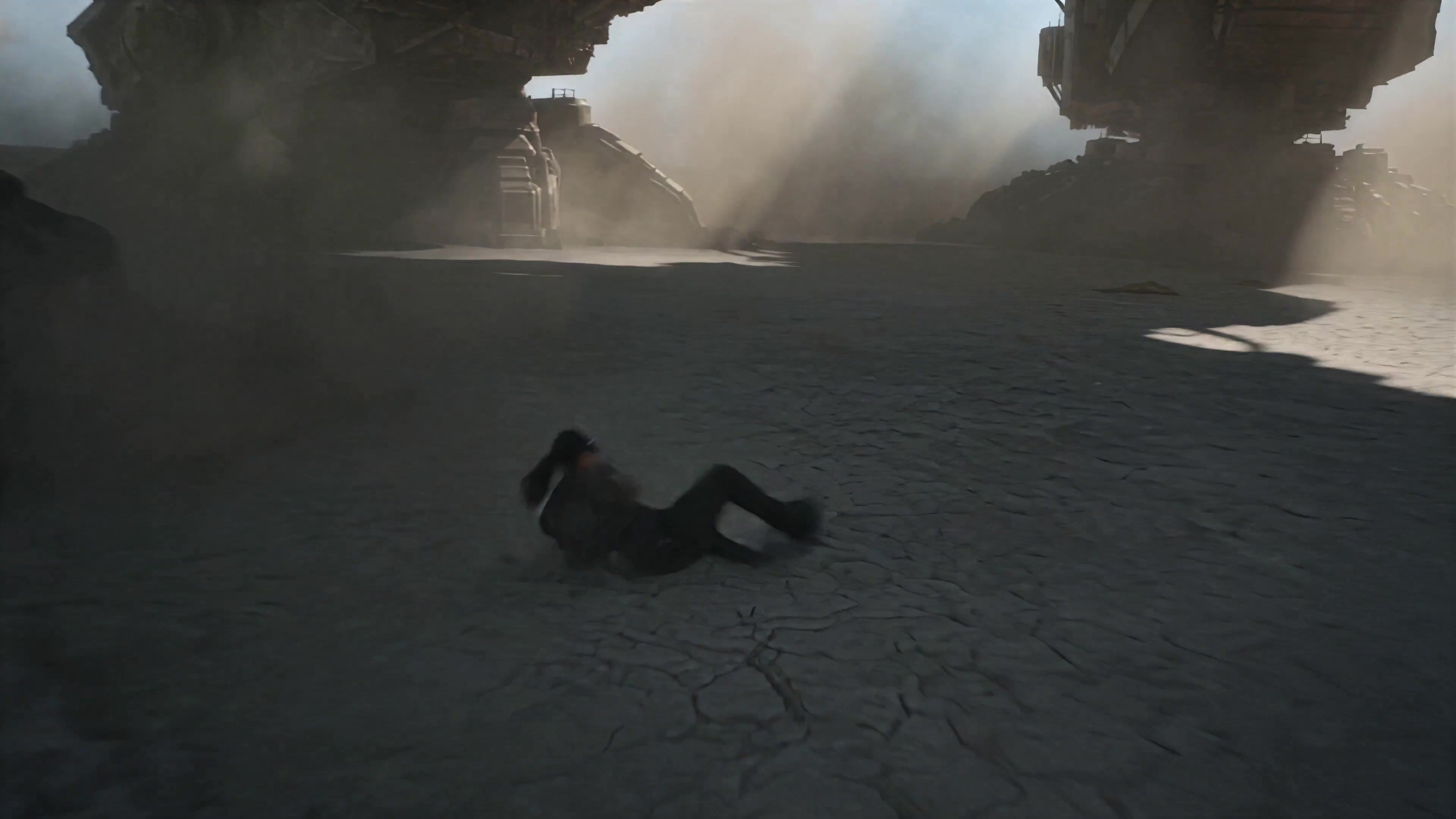 Walking Factory with Rebel on Hoverbike - Wasteland example 3